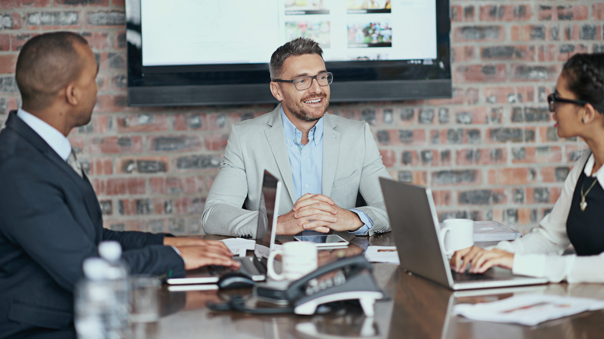 people in meeting dental seo agency