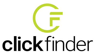 Click Finder Logo Isolated Click Finder Logo Isolated